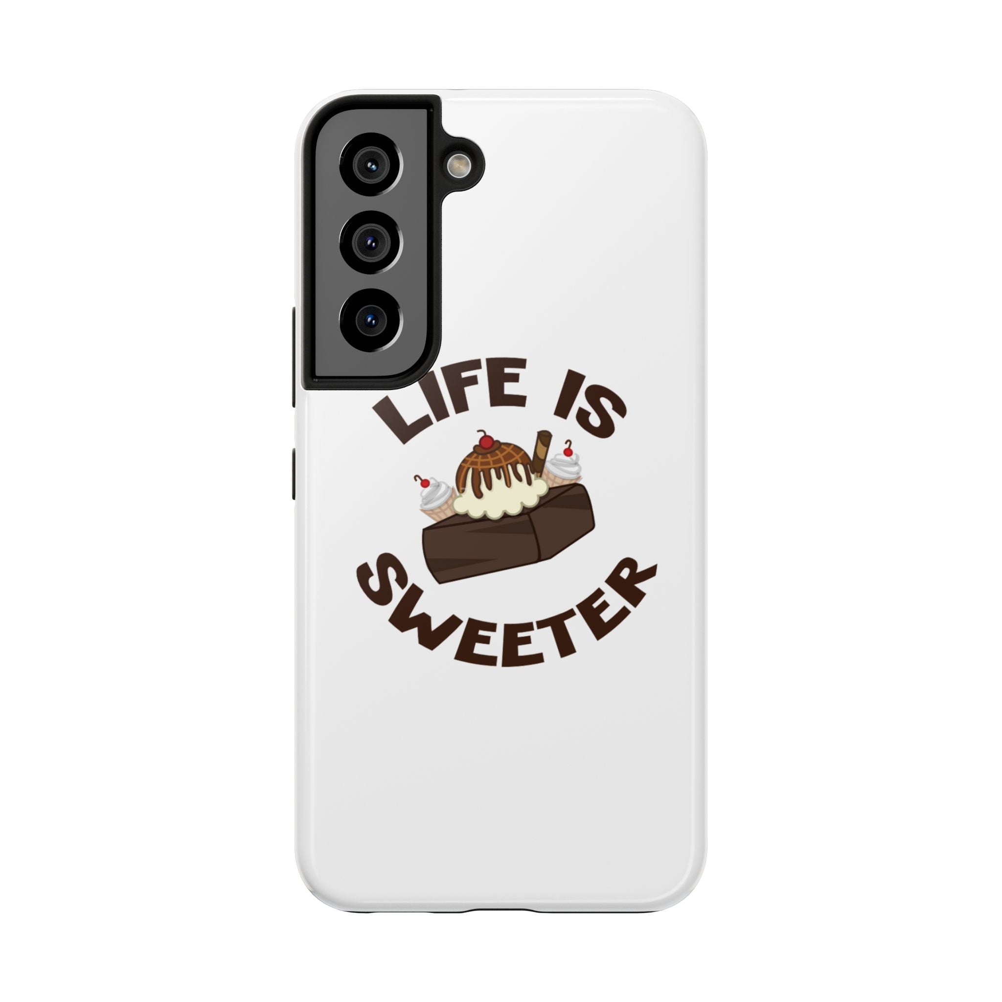Life Is Sweeter Dessert Phone Case — Tough Protective iPhone Case