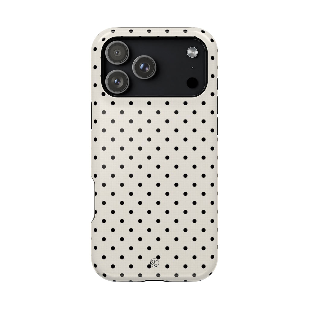 Polka Dot Impact Phone Case — Protective Slim iPhone Cover