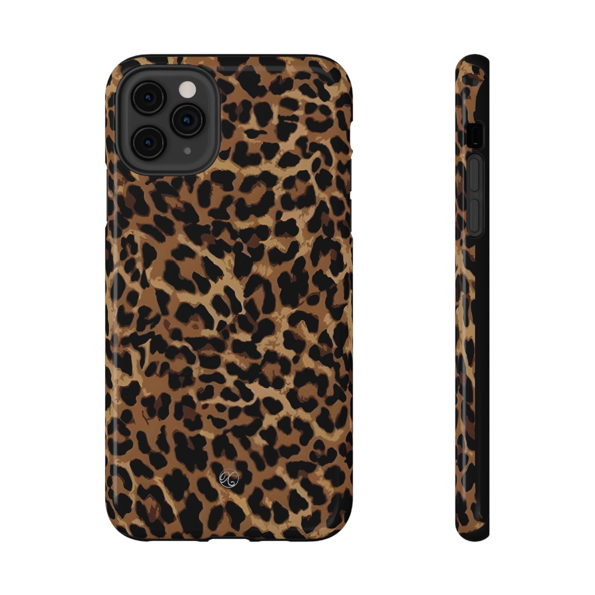 Leopard Print Impact-Resistant Phone Case