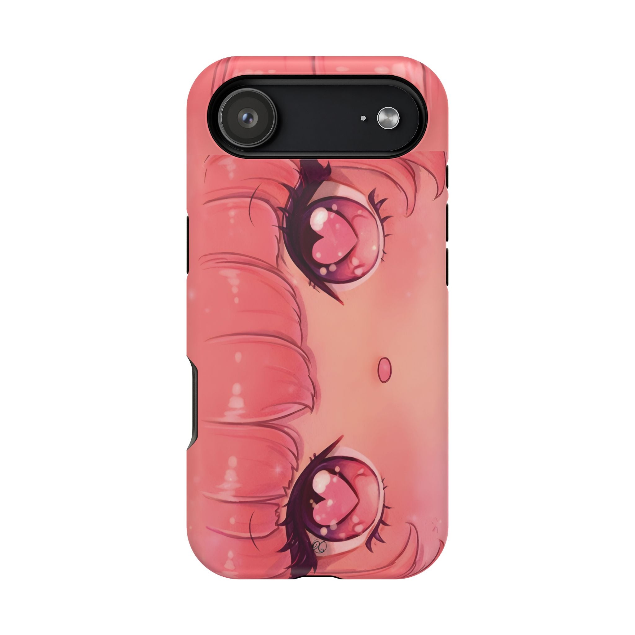 Valentine Heart-Eyes Impact-Resistant Phone Case