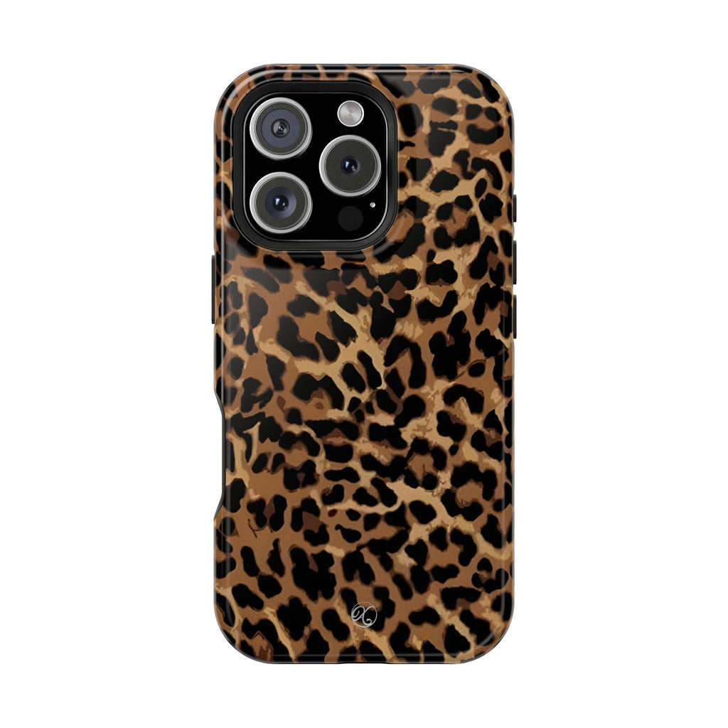 Leopard Print Impact-Resistant Phone Case