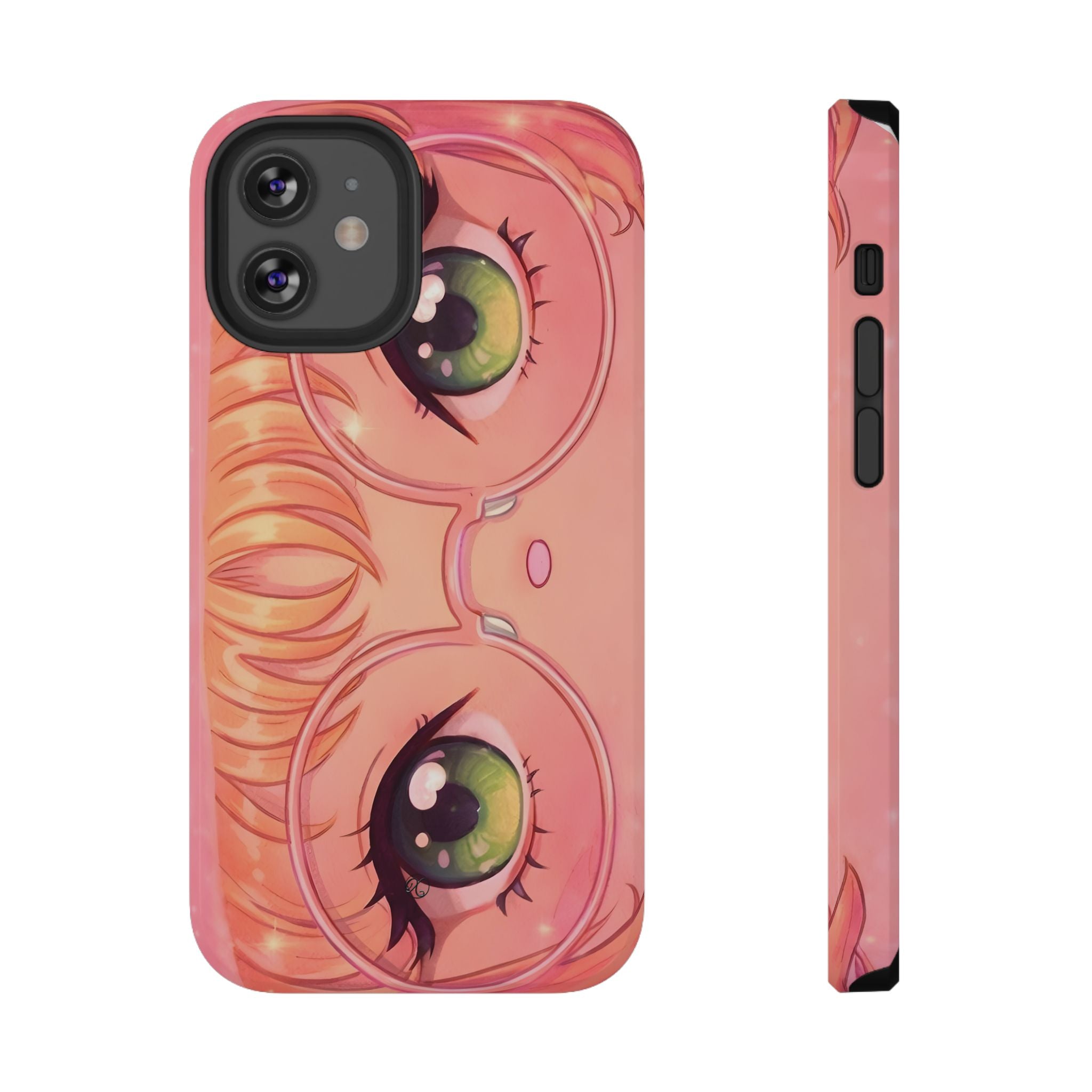 Green Eyed Girl Impact-Resistant Phone Case
