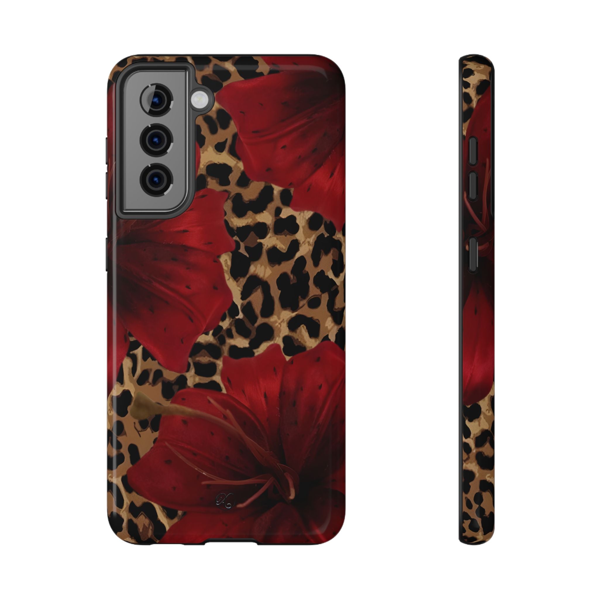 Leopard Red Lily Impact Phone Case