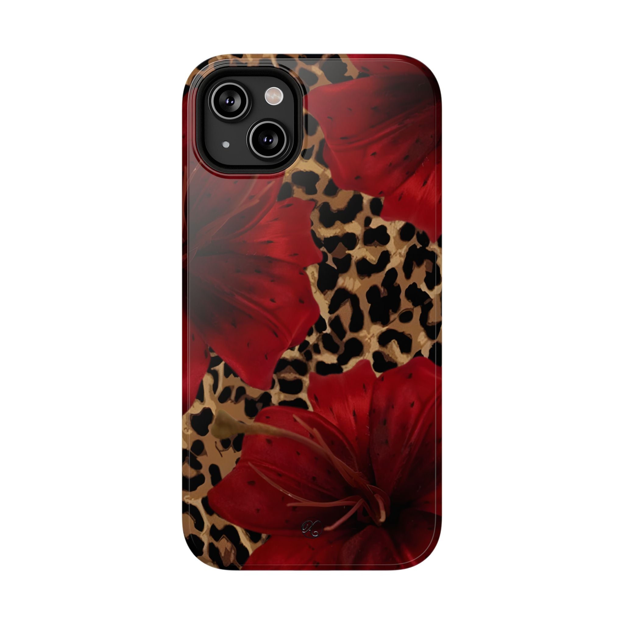 Leopard Red Lily Impact Phone Case