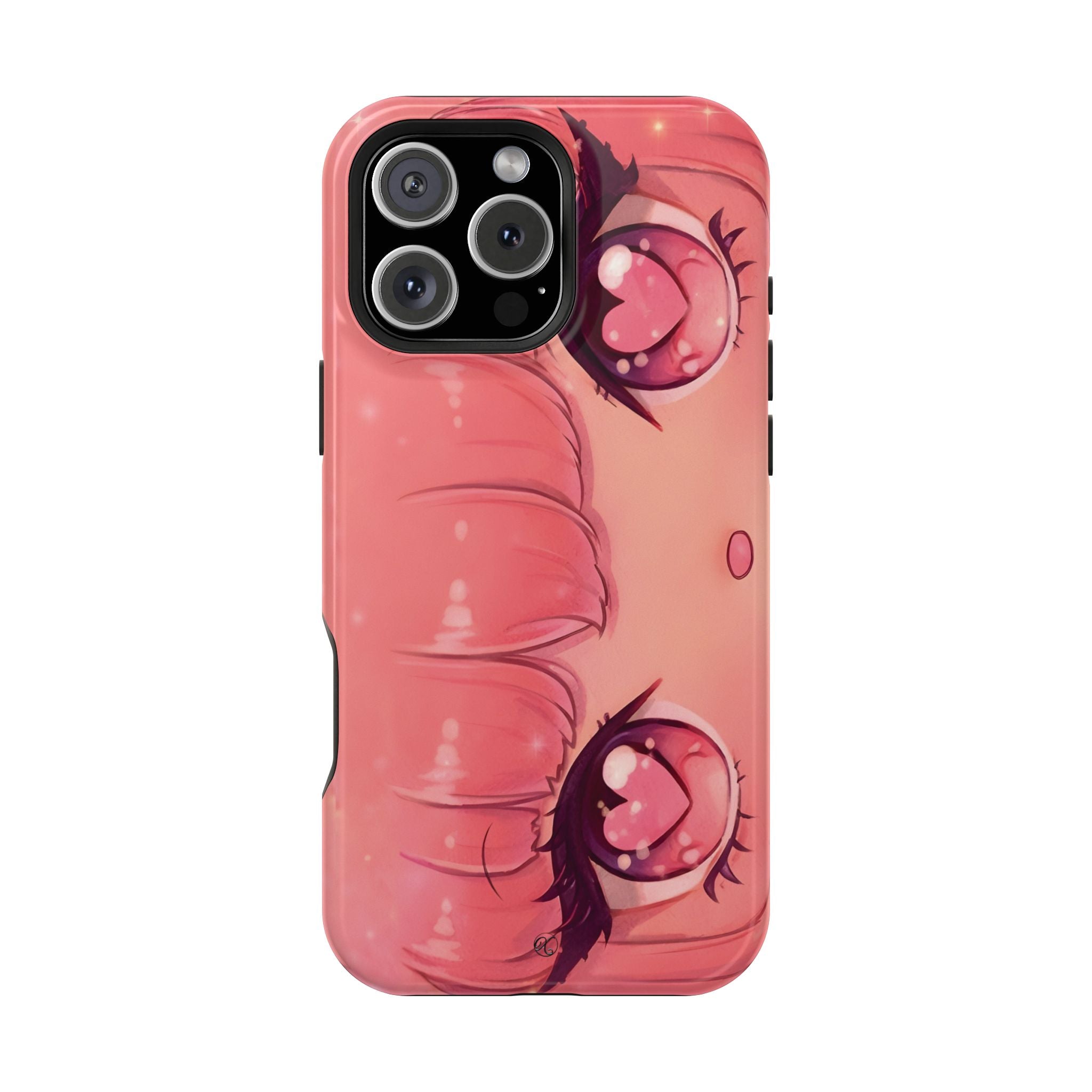 Valentine Heart-Eyes Impact-Resistant Phone Case